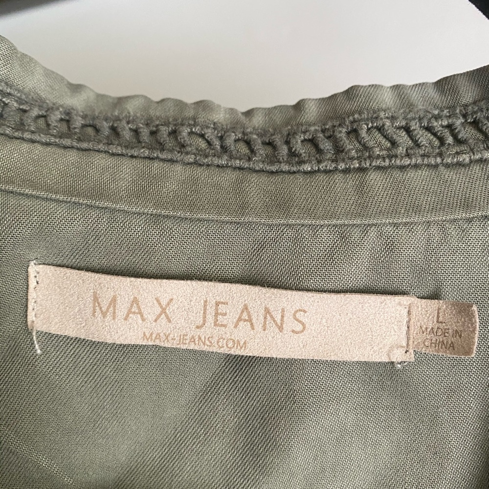 Max Jeans Hunter Green Vest - Picture 6 of 7